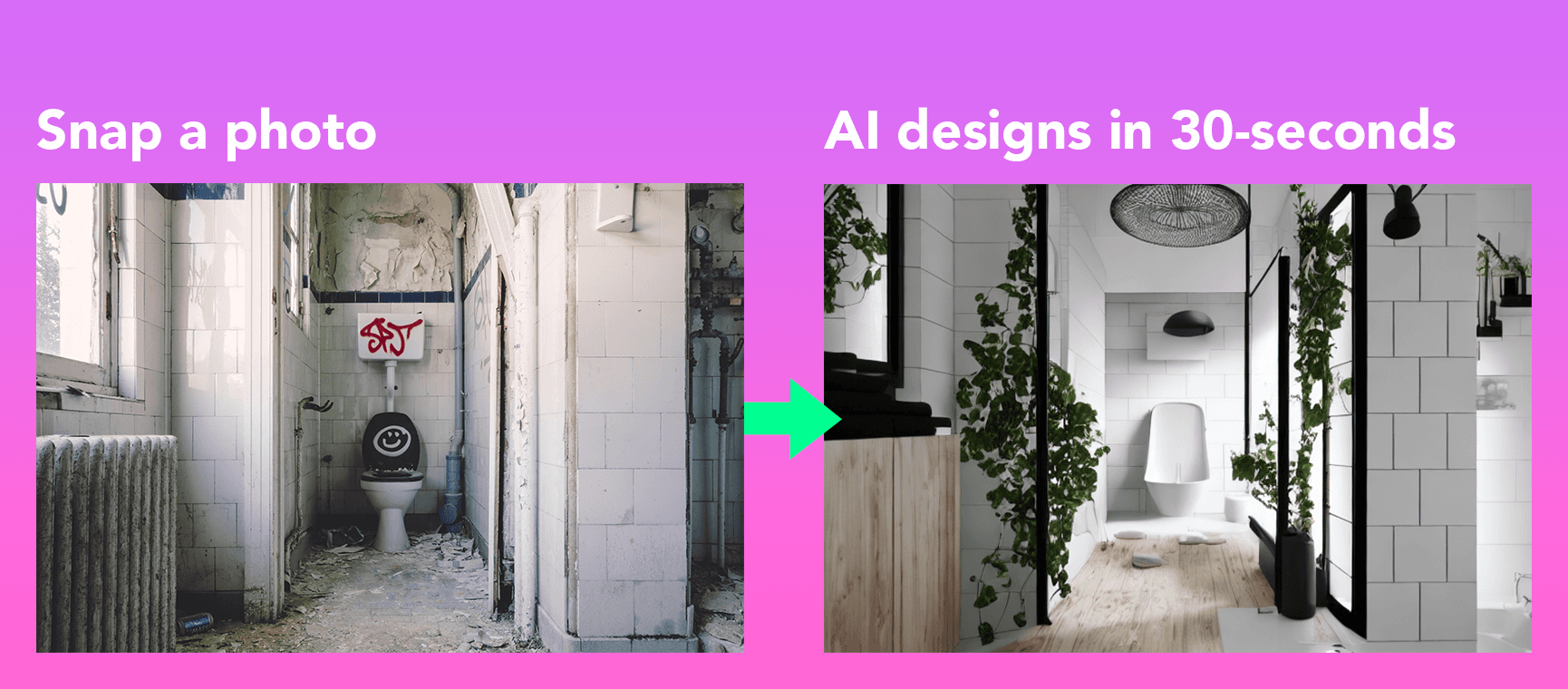 Design your interiors & exteriors with AI